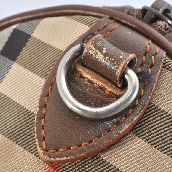 Burberry Nova Check Canvas Leather 2Way Shoulder Hand Bag Beige | Women’s | Used - Picture 10 of 15